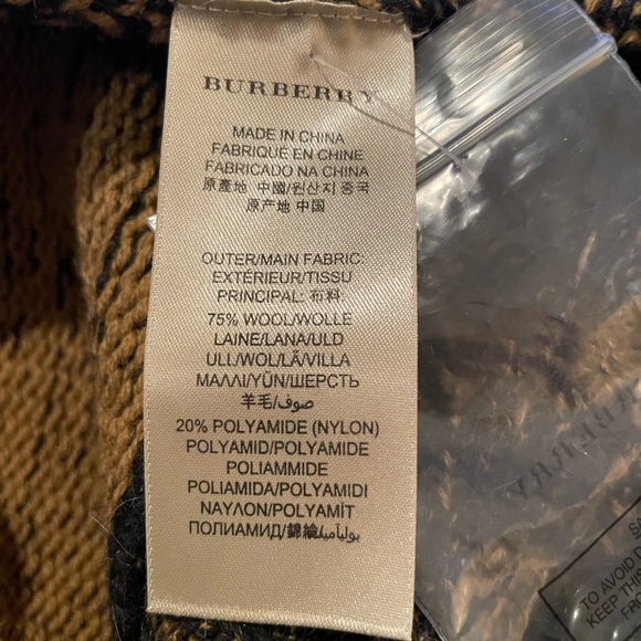 NWT Burberry Brit Sweater Dress, Size L - Picture 6 of 9